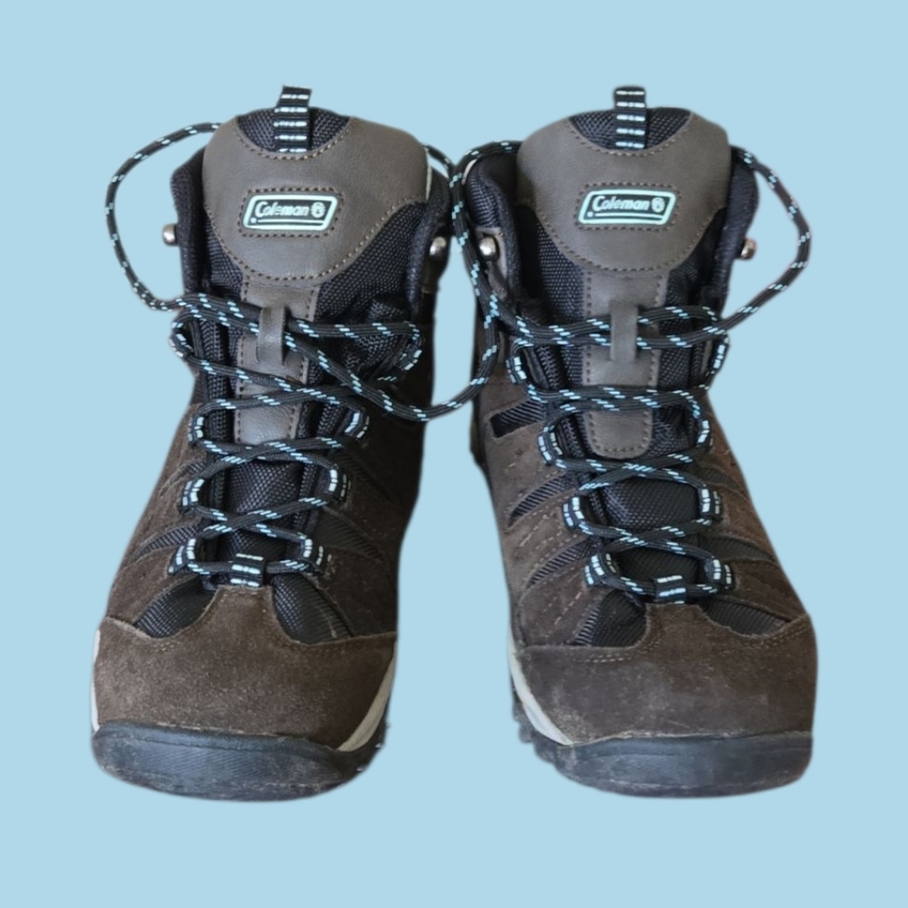Coleman Black, Brown, & Green Outdoor Boots